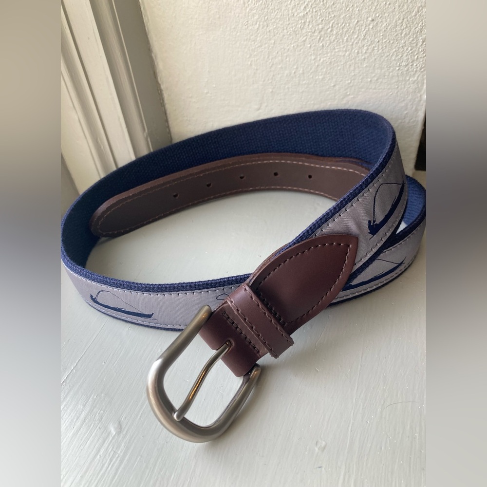 The Belted Cow Fly Fishing Canvas Belt Size 32
